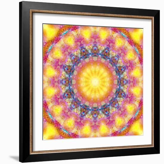 Mandala of Flower Photographies-Alaya Gadeh-Framed Photographic Print