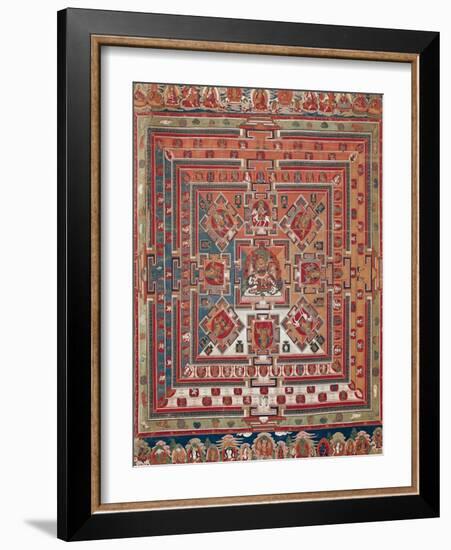 Mandala of Vaishravana-null-Framed Giclee Print