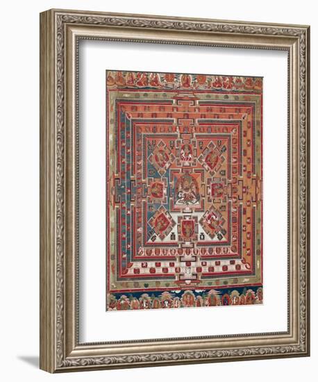 Mandala of Vaishravana-null-Framed Giclee Print