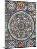 Mandala on a Tibetan Thangka, Bhaktapur, Nepal, Asia-Godong-Mounted Photographic Print