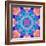 Mandala Ornament from Flower Photographs, Conceptual Symmetric Layer Work in Square Format-Alaya Gadeh-Framed Photographic Print