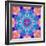 Mandala Ornament from Flower Photographs, Conceptual Symmetric Layer Work in Square Format-Alaya Gadeh-Framed Photographic Print