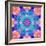 Mandala Ornament from Flower Photographs, Conceptual Symmetric Layer Work in Square Format-Alaya Gadeh-Framed Photographic Print