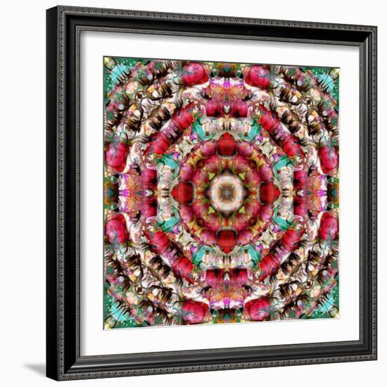 Mandala Ornament from Flower Photographs-Alaya Gadeh-Framed Photographic Print