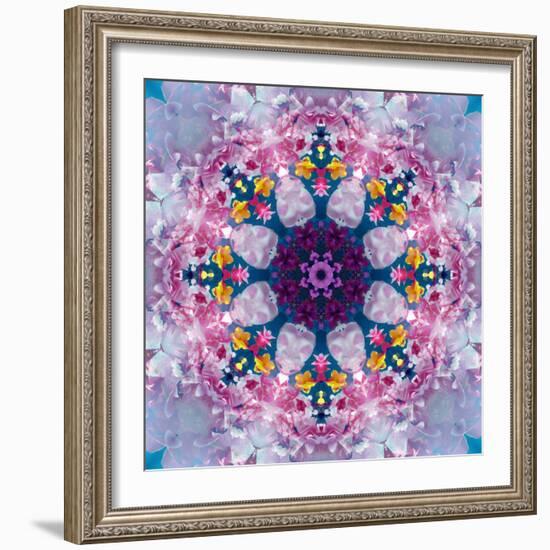 Mandala Ornament from Poeny Blossoms-Alaya Gadeh-Framed Photographic Print