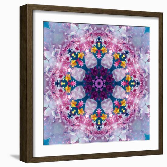 Mandala Ornament from Poeny Blossoms-Alaya Gadeh-Framed Photographic Print