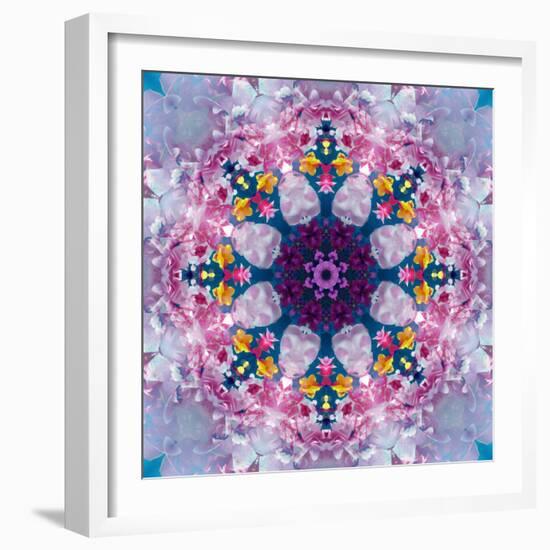 Mandala Ornament from Poeny Blossoms-Alaya Gadeh-Framed Photographic Print