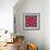 Mandala Ornament from Red Blooming Flowers, Conceptual Photographic Layer Work-Alaya Gadeh-Framed Photographic Print displayed on a wall