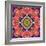 Mandala Ornament from Red Blooming Orchids, Conceptual Photographic Layer Work-Alaya Gadeh-Framed Photographic Print