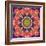 Mandala Ornament from Red Blooming Orchids, Conceptual Photographic Layer Work-Alaya Gadeh-Framed Photographic Print