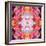 Mandala Ornament from Red Blooming Orchids, Conceptual Photographic Layer Work-Alaya Gadeh-Framed Photographic Print