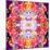 Mandala Ornament from Red Blooming Orchids, Conceptual Photographic Layer Work-Alaya Gadeh-Mounted Photographic Print