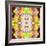 Mandala Ornament from Red Blooming Orchids, Conceptual Photographic Layer Work-Alaya Gadeh-Framed Photographic Print