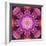 Mandala Ornament from Red Blooming Orchids, Conceptual Photographic Layer Work-Alaya Gadeh-Framed Photographic Print