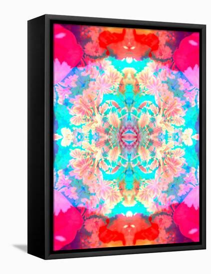 Mandala Ornament of Flowers, Composing-Alaya Gadeh-Framed Premier Image Canvas