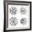 Mandala Set-Lullis-Framed Art Print