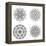 Mandala Set-Lullis-Framed Stretched Canvas