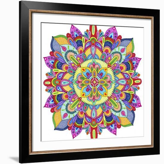 Mandala Surprise - Color-Hello Angel-Framed Giclee Print