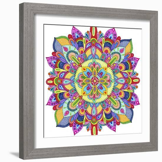 Mandala Surprise - Color-Hello Angel-Framed Giclee Print