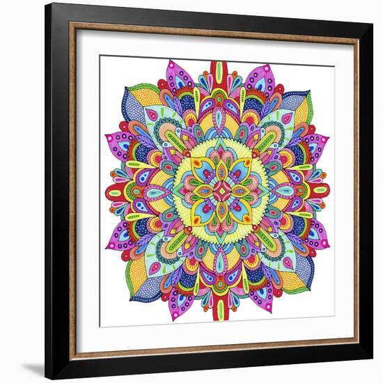Mandala Surprise - Color-Hello Angel-Framed Giclee Print