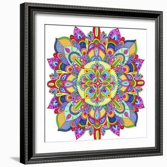 Mandala Surprise - Color-Hello Angel-Framed Giclee Print