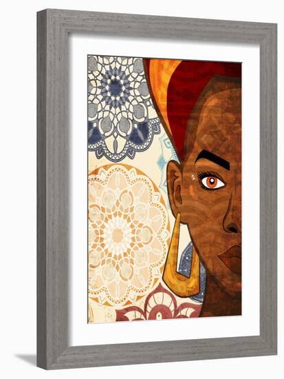 Mandala Woman 2-Kimberly Allen-Framed Art Print