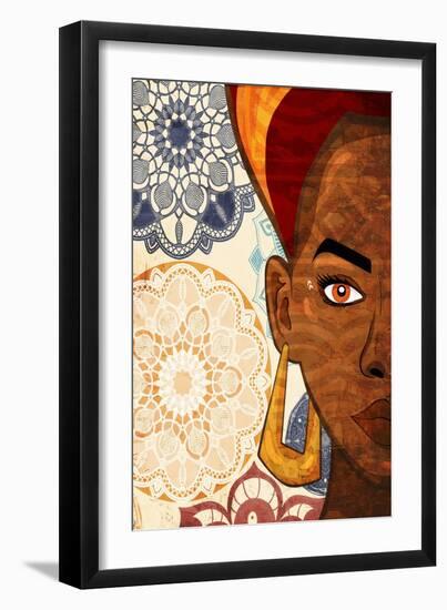 Mandala Woman 2-Kimberly Allen-Framed Art Print