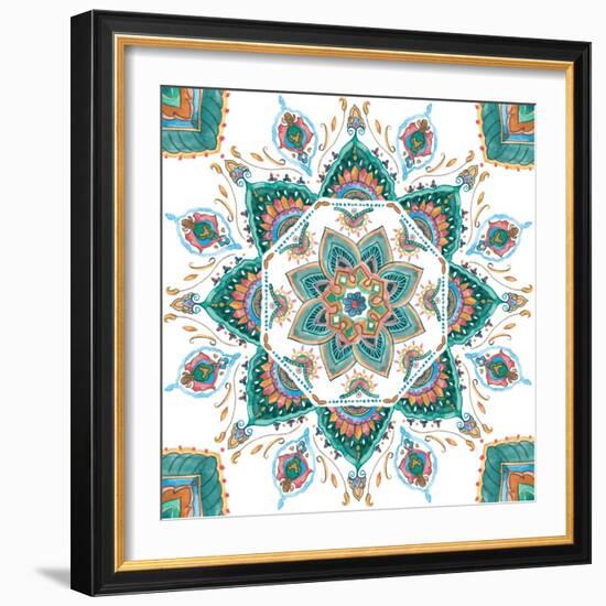 Mandala Zen I-Melissa Wang-Framed Art Print