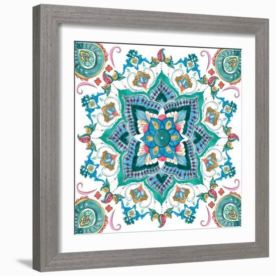 Mandala Zen VI-Melissa Wang-Framed Art Print