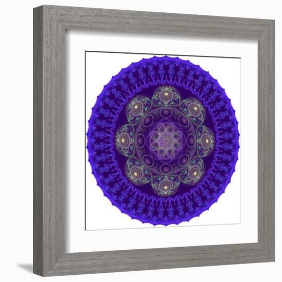 Mandala-SaniyaF-Framed Art Print