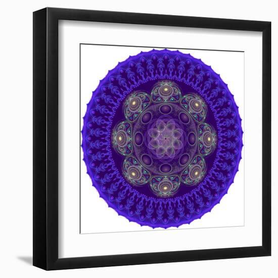 Mandala-SaniyaF-Framed Art Print