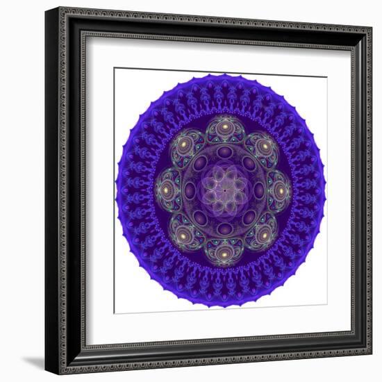 Mandala-SaniyaF-Framed Art Print