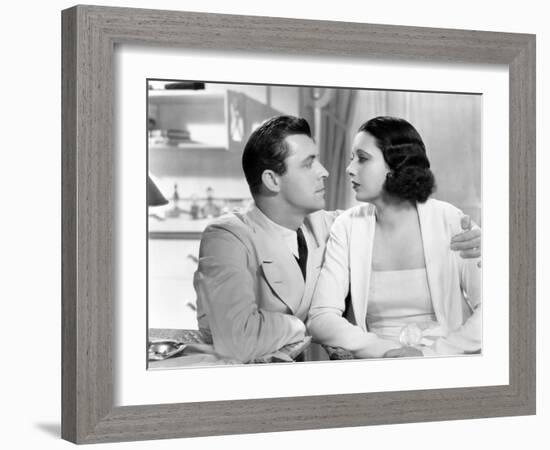 Mandalay, from Left, Lyle Talbot, Kay Francis, 1934-null-Framed Photo