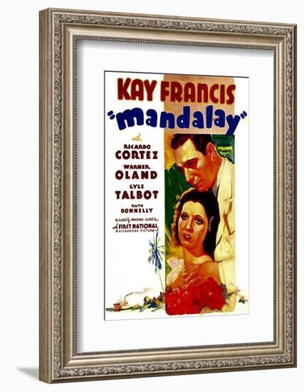 Mandalay, Kay Francis, Ricardo Cortez, 1934-null-Framed Photo