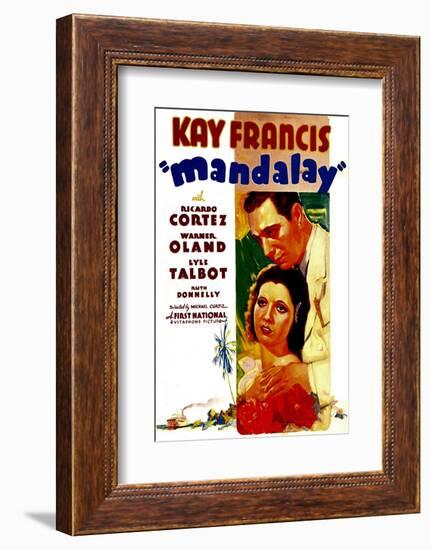 Mandalay, Kay Francis, Ricardo Cortez, 1934-null-Framed Photo