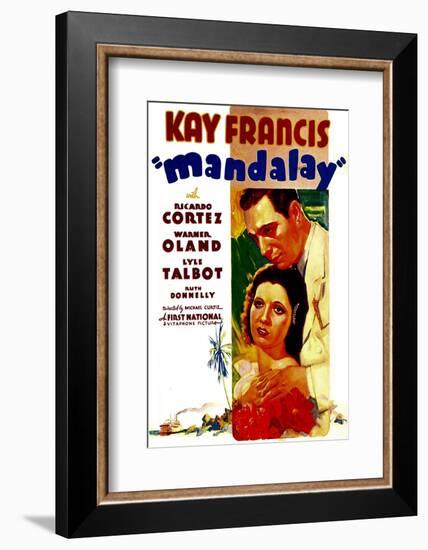 Mandalay, Kay Francis, Ricardo Cortez, 1934-null-Framed Photo