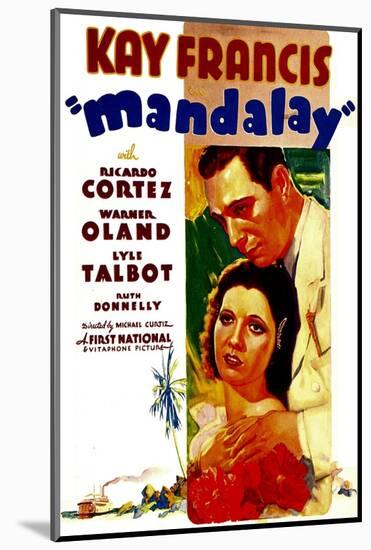 Mandalay, Kay Francis, Ricardo Cortez, 1934-null-Mounted Photo