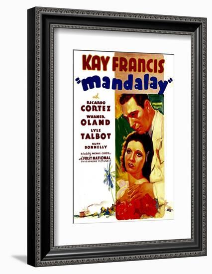 Mandalay, Kay Francis, Ricardo Cortez, 1934-null-Framed Photo