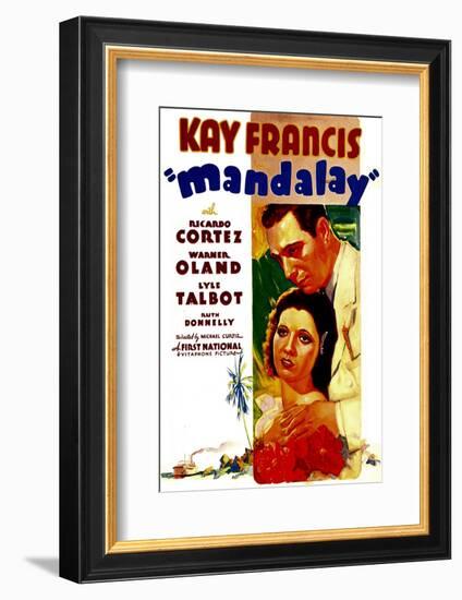 Mandalay, Kay Francis, Ricardo Cortez, 1934-null-Framed Photo