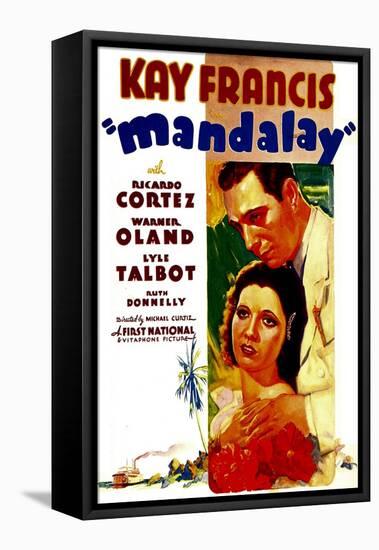 Mandalay, Kay Francis, Ricardo Cortez, 1934-null-Framed Stretched Canvas