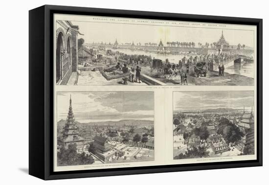 Mandalay, the Capital of Burmah-Melton Prior-Framed Premier Image Canvas