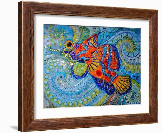 Mandarin Fish, 2013-Maylee Christie-Framed Giclee Print