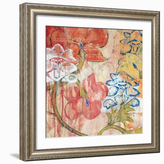 Mandarin Garden III-Kate Birch-Framed Giclee Print