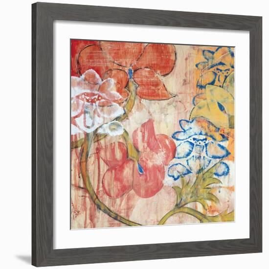 Mandarin Garden III-Kate Birch-Framed Giclee Print