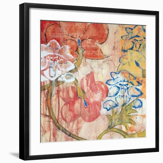 Mandarin Garden III-Kate Birch-Framed Giclee Print