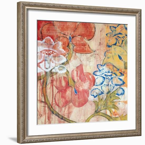 Mandarin Garden III-Kate Birch-Framed Giclee Print