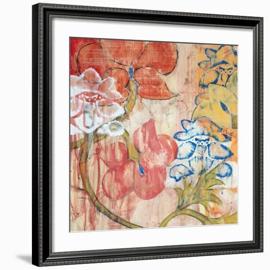 Mandarin Garden III-Kate Birch-Framed Giclee Print