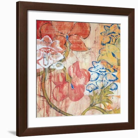 Mandarin Garden III-Kate Birch-Framed Giclee Print