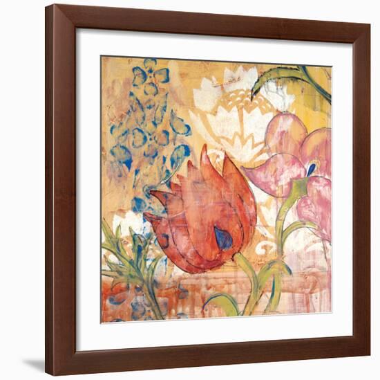 Mandarin Garden IV-Kate Birch-Framed Giclee Print