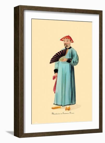 Mandarin in Summer Dress-George Henry Malon-Framed Art Print